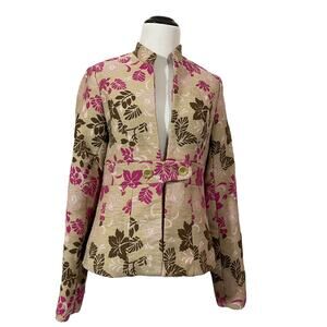 Vintage Liquid Floral Brocade Jacket - 6